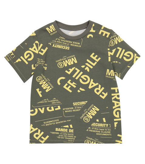 Logo cotton-blend T-shirt