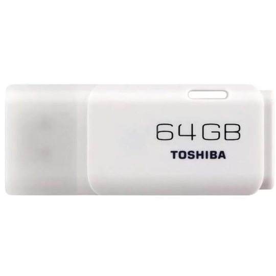 Toshiba TransMemory Flash Drive USB 2.0 64GB White Ref THN-U202W0640E4