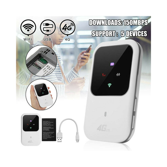 4G-LTE Mobile Broadband WiFi Wireless Router Portable WiFi Hotspot