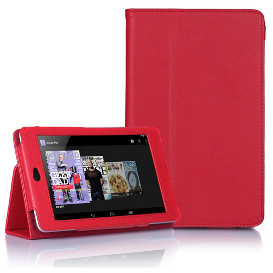 (Red) Stand Case For Google Nexus 7 Tablet