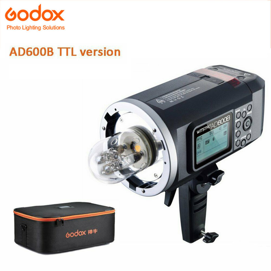Godox AD600B TTL Portable Outdoor Studio Strobe Flash Head Bowen mount