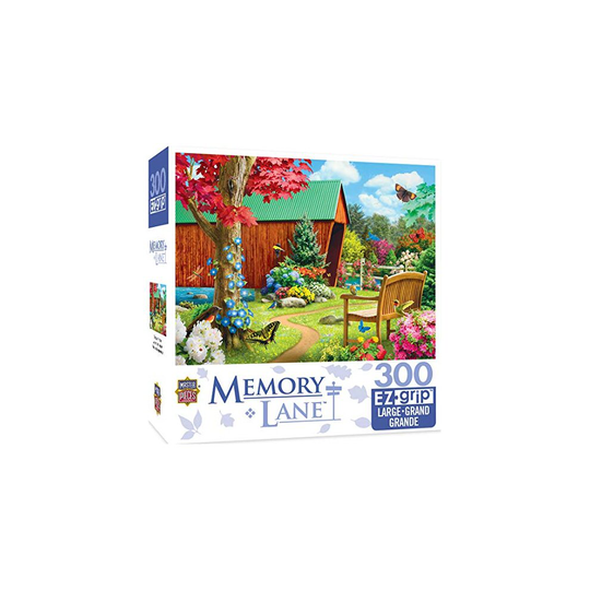 MasterPieces Memory Lane Bridge of Hope Country Bridge Large EZ Grip Jigsaw Puzzle by Alan Giana 300-Piece