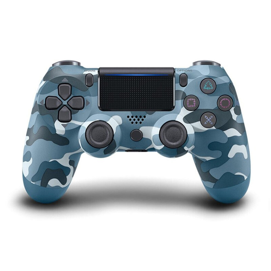 (Camouflage Blue) Wireless Bluetooth Joystick for PS4 Console for PlayStation Dual-shock 4