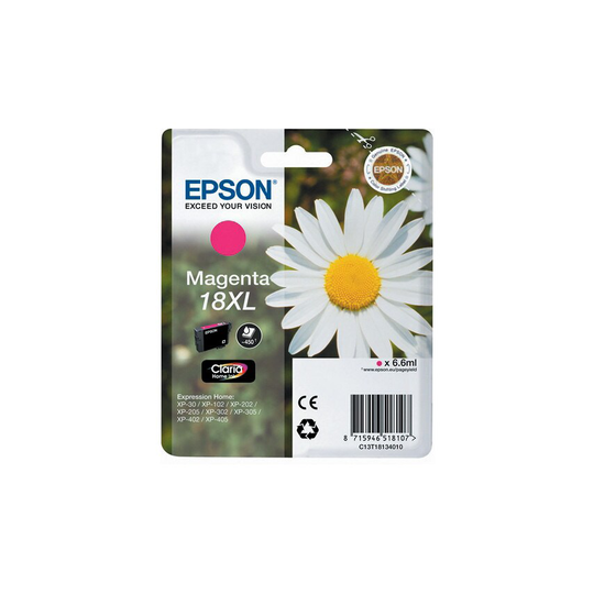 Epson C13T18134010 Magenta Ink Cartridge
