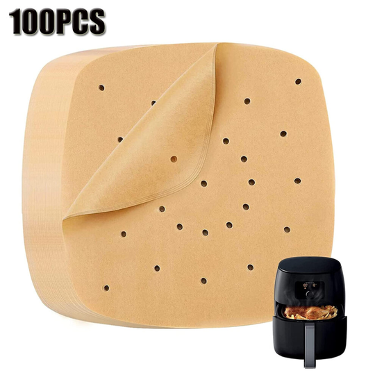 100Pcs Air Fryer Papers, Baking Paper Non-stick Waterproof & Oil-proof