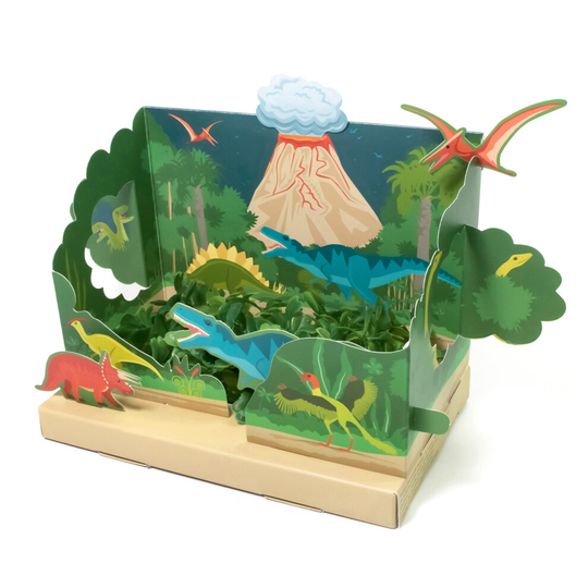 Grow Your Own Mini Dinosaur Garden - Papercraft Art Clockwork Soldier