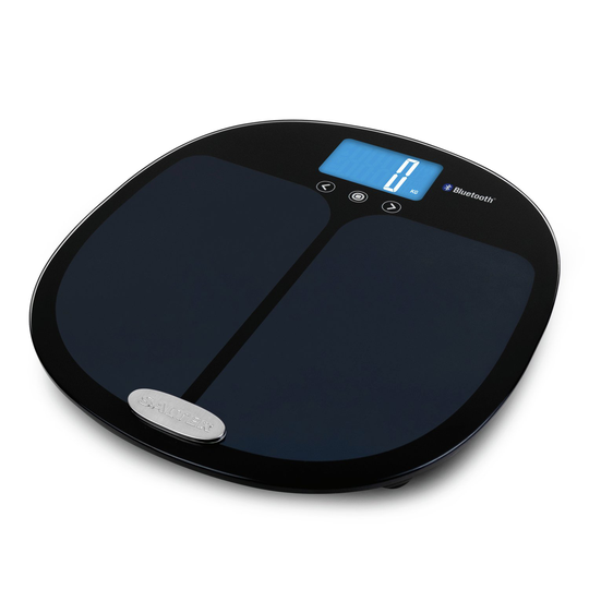 Salter Bluetooth Smart Bathroom Scales - Black