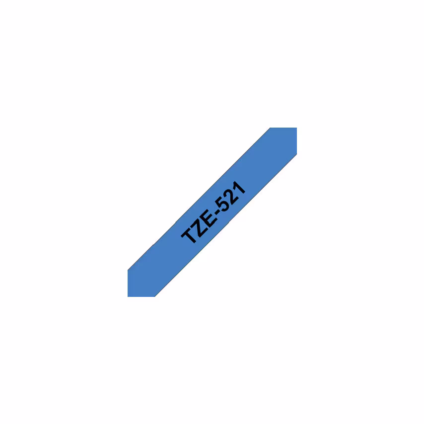 Brother TZE-521 9MM P-touch Tape Black/Blue