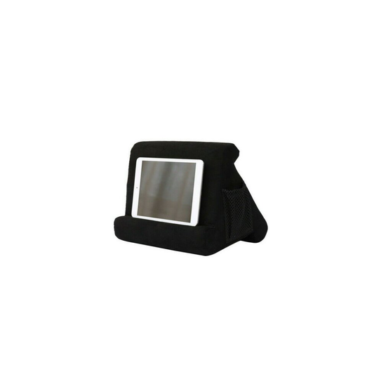 (Black) Tablet Stand Pillow Holder & Mobile Phone Holder