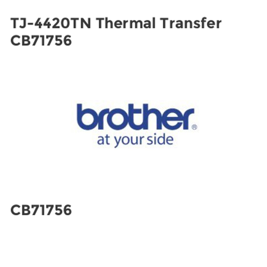 Brother TJ-4420TN Thermal Transfer CB71756