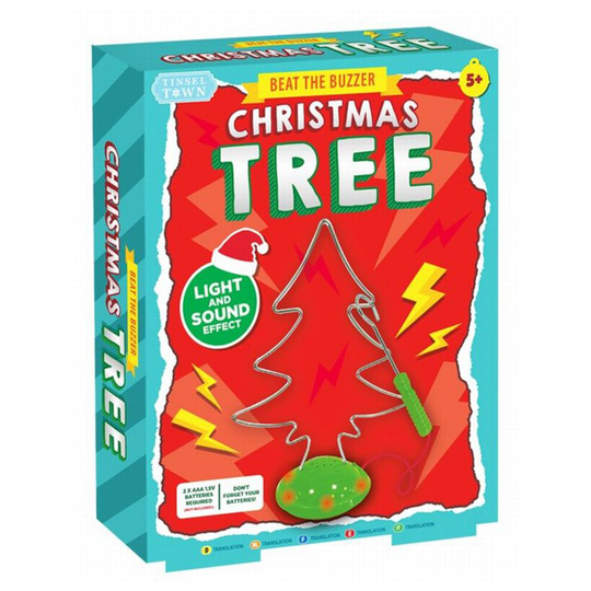 Christmas Tree Buzzer Game Electronic Steady Hand Children Kids Family Party Fun
