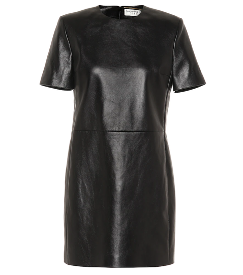 Leather minidress