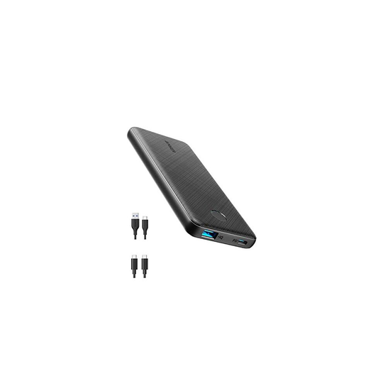 Anker PowerCore Slim 10000 PD, 20W 10000mAh Power Delivery Power Bank, USB-C Portable Charger for iPhone 12/12 mini/12 Pro/12 Pro Max, S10, Pixel 3