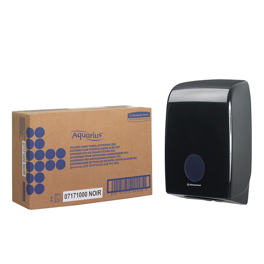 Aquarius Hand Towel Dispenser Black 7171