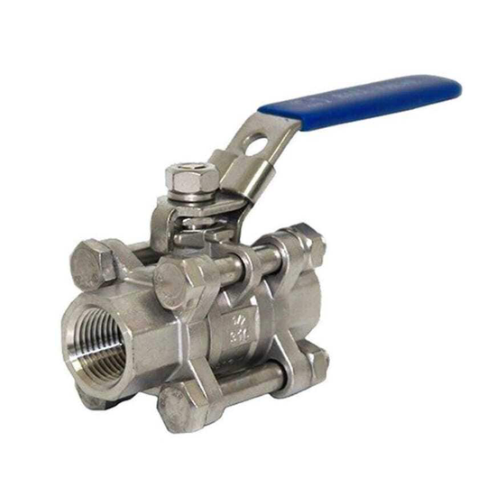 Eco Ball Valve Stainless Steel Ball Valve 3 Piece 1 1/4" BSP Thread