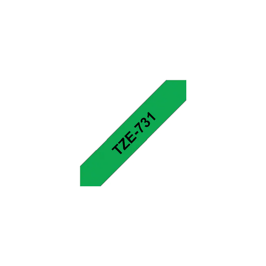 Brother 12MM P-touch Tape Green (TZE-731)