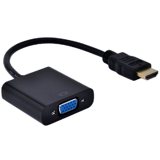 laptop to projector hdmi to vga cable converter adapter hdmi vga video convertor hdmi-vga cable male to female free shipping