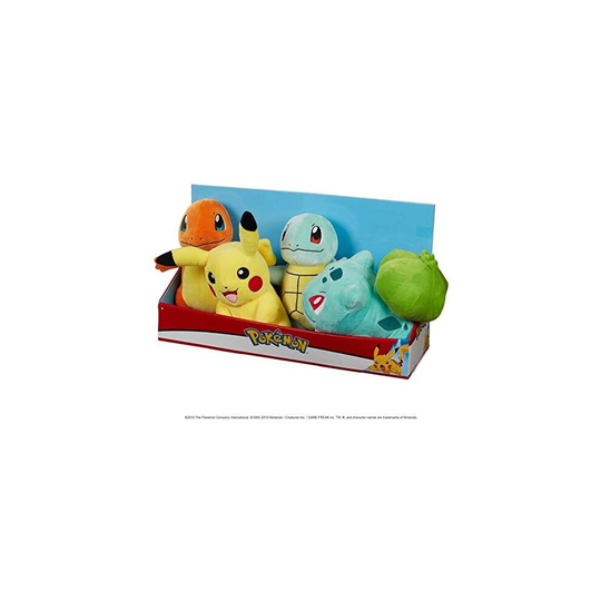Wicked Cool Toys Pokémon 20cm Plush 4 Pack