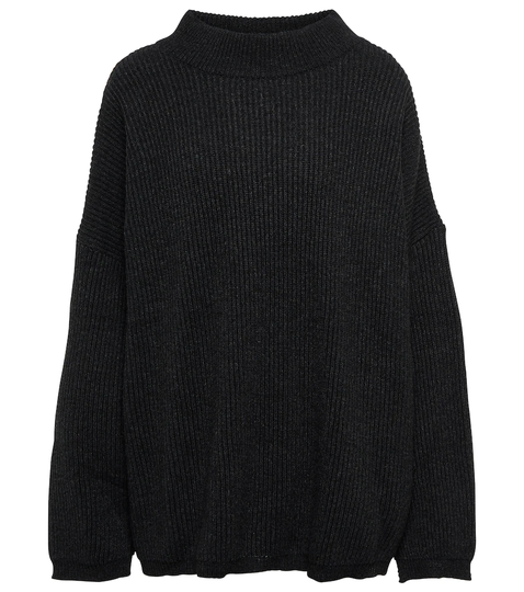 Ribbed-knit alpaca-blend sweater
