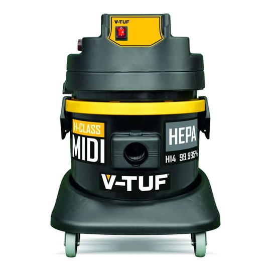V-Tuf Midi 240V H Class Dust Extractor 21 Litre 1400Watts