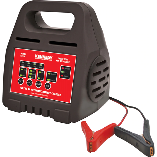Kennedy 12V/6V 4A Intelligent Automatic Battery Charger