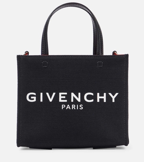 G Mini logo canvas tote