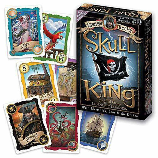 Grandpa Beck's Skull King Card Game + Legendary Expansion - Family Toy