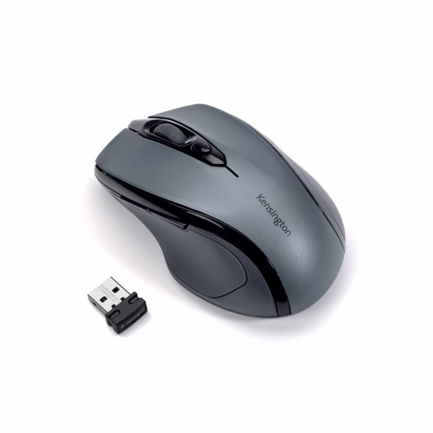 Kensington Pro Fit Mid-size Wireless Mouse - Graphite Grey