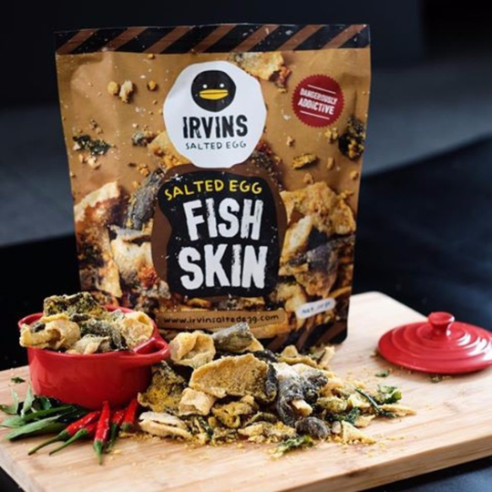 Irvins Salted Egg Fish Skin Snack Singapore 230g Large Pack