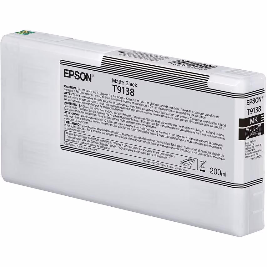 Epson Epson T9138 Matte Black Ink Cartridge 200ml - C13T913800