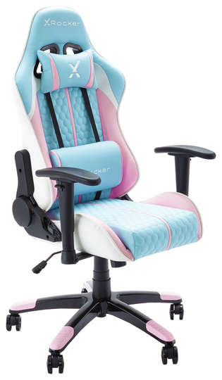 X Rocker Arteon Compact Junior Gaming Chair - Bubblegum