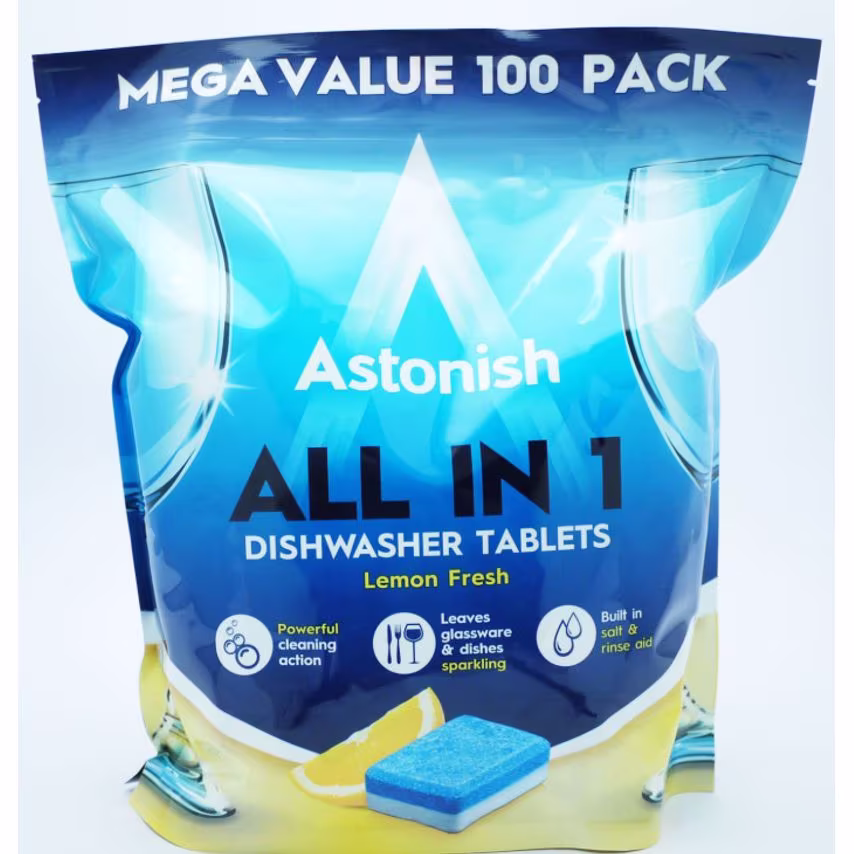 Astonish Astonish All In 1 Dishwasher Tablets Lemon 100's