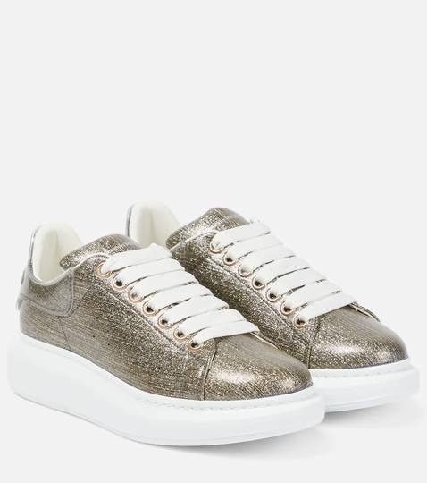 Metallic sneakers