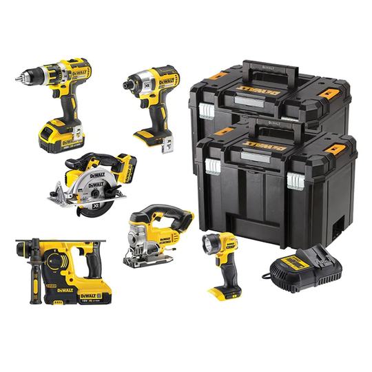 DeWalt DCK699M3T XR 6 Piece Kit 18V 3 x 4.0Ah Li-ion DEWDCK699M3T