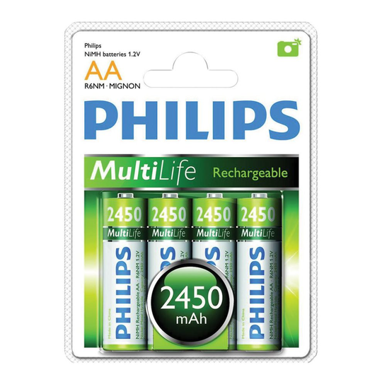 Philips Rechargeable Batteries - Type AA