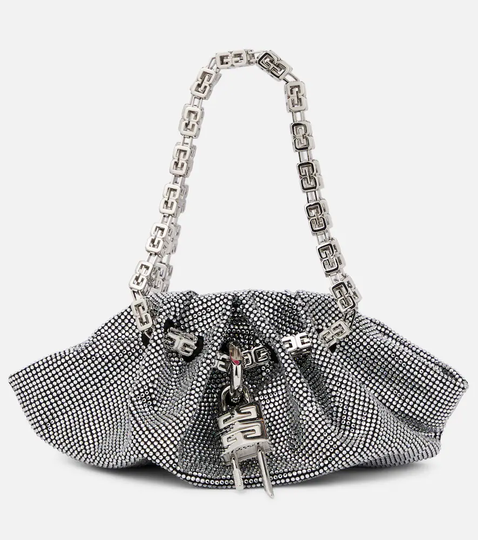 Kenny Mini crystal-embellished shoulder bag