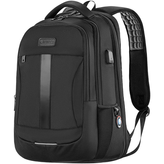 Laptop Backpack, Anti-Theft Business Travel Computer Rucksack, Black