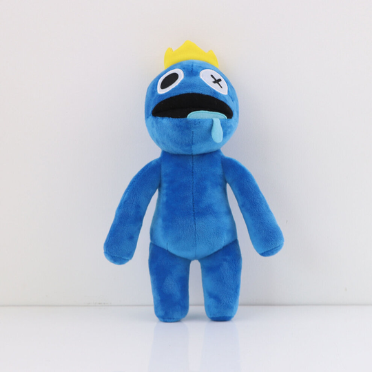 (Blue) 11.8" Roblox Rainbow Friends Plush Blue Stuffed Doll for Halloween Toys Gifts