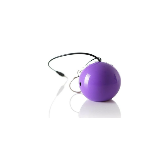 KitSound Mini Buddy and Portable Rechargeable Universal Wired Speaker with USB Charging Cable Compatible with Smartphones , Purple , KSMBPU