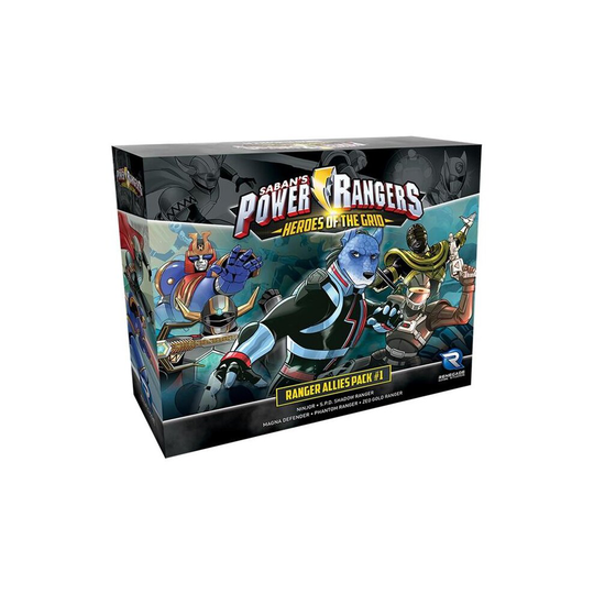 Renegade Game Studios REN2078 Power Rangers - No. 1 Heroes of the Grid - Allies Pack Board Game