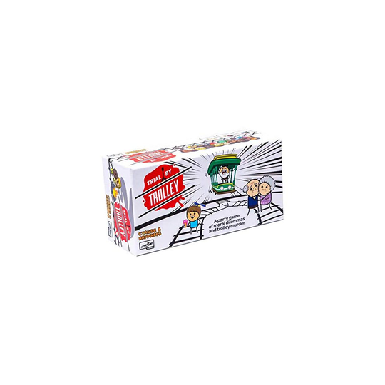 Lucky Duck Games Trial by Trolley: An Adult Card Game of Moral Dilemmas and Murder | Party Game by Skybound Games and Cyanide and Happiness | 3-12 Pla