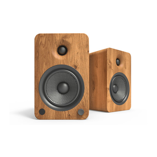 (Walnut) Kanto YU6 Powered Bookshelf Speakers