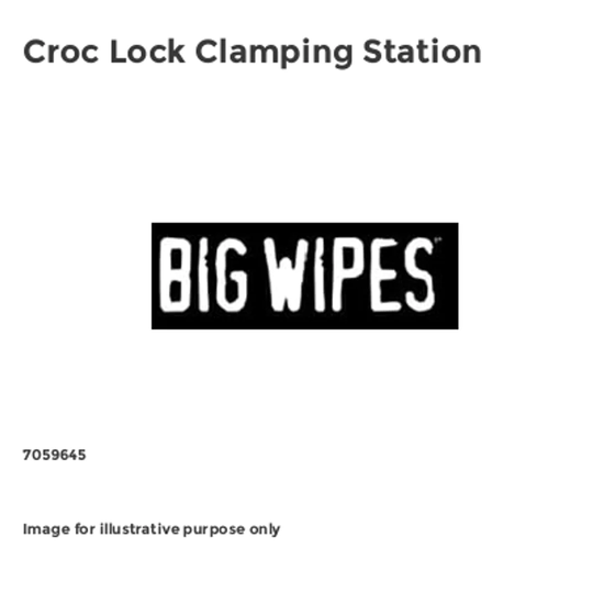 Big Wipes Croc Lock Clamping Station