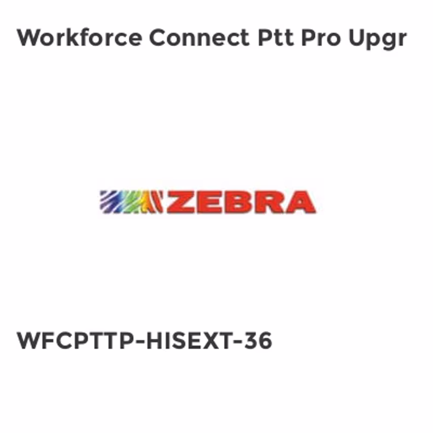 Zebra Workforce Connect Ptt Pro Upgr- you get 2