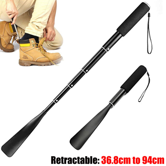 Long Handle Extendable Shoe Horn, 37-94cm Shoe Horn, For Mens Womens
