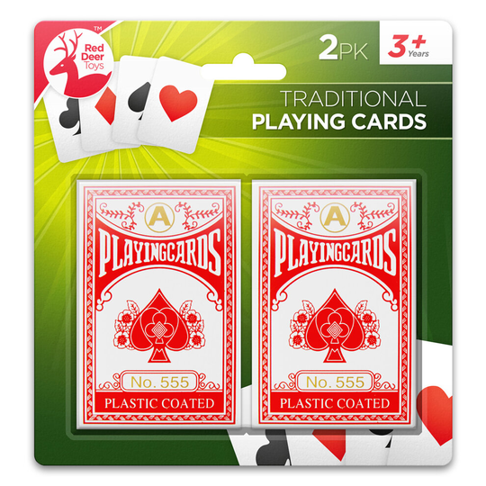 2pk Playing Cards Professional Poker Classic Cards for Adults