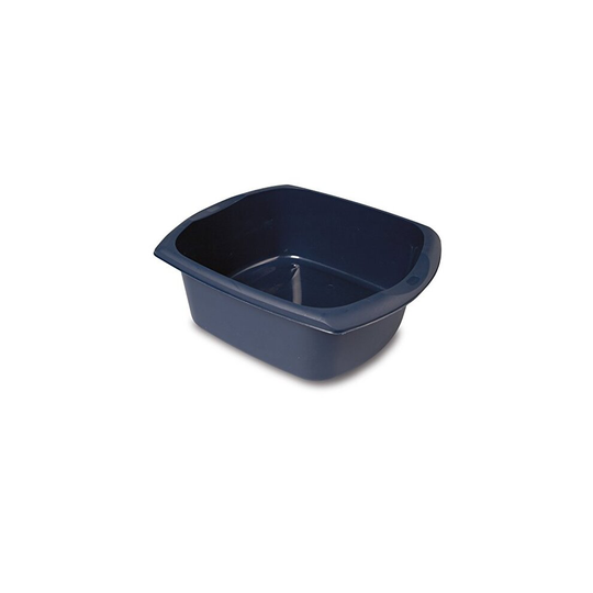 Addis Large Rectangular Washing Up Bowl 9.5 litre Ink Blue, 38 x 32 x 14 cm
