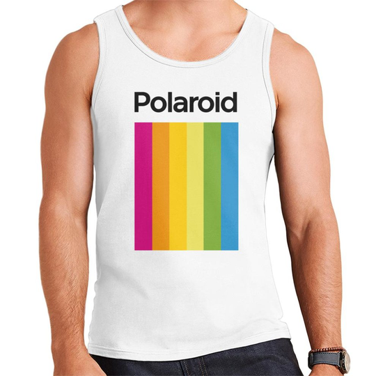 (Medium, White) Polaroid Spectrum Men's Vest