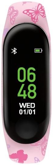 Tikkers Series 1 Kids Smart Fitness Tracker Pink Butterfly