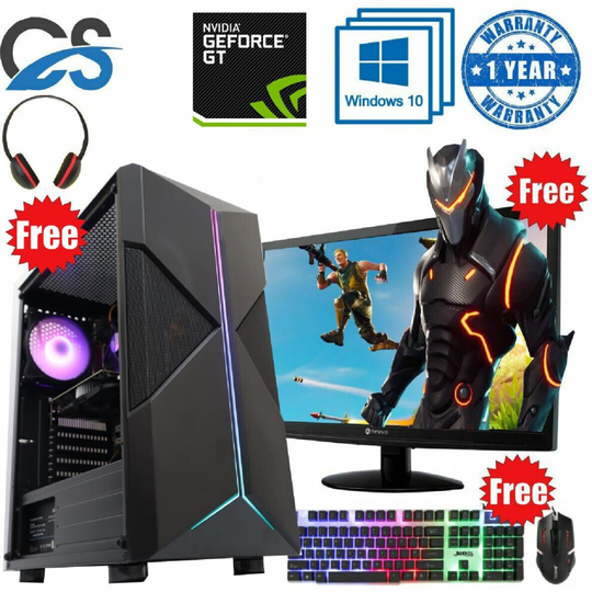 (500GB HDD, Onboard Graphic) PYRO Gaming PC Intel i5 2100 1TB HDD 8GB RAM GT730